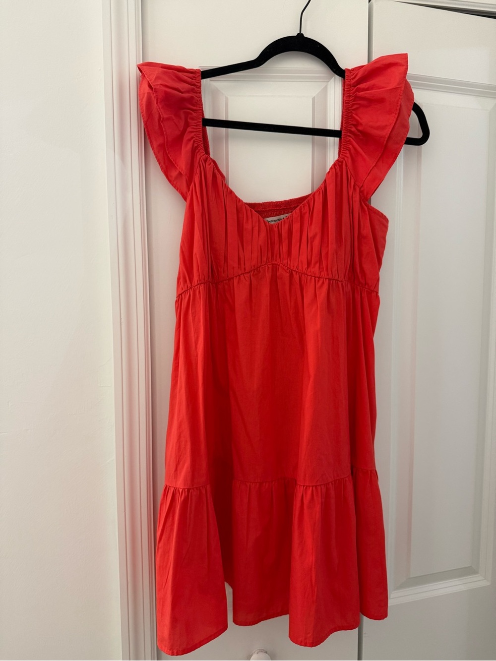 Abercrombie & Fitch Ruffle Sleeve Tiered Sundress